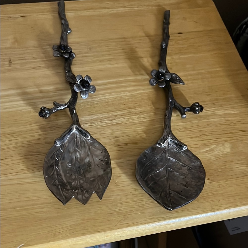 😄Vintage Bombay branch service set metal